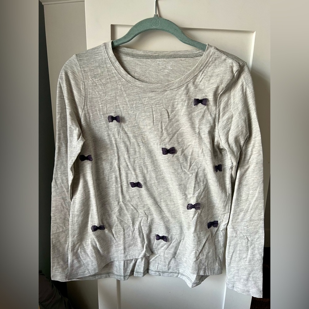 Gap kids Bow long sleeve tee - XXL